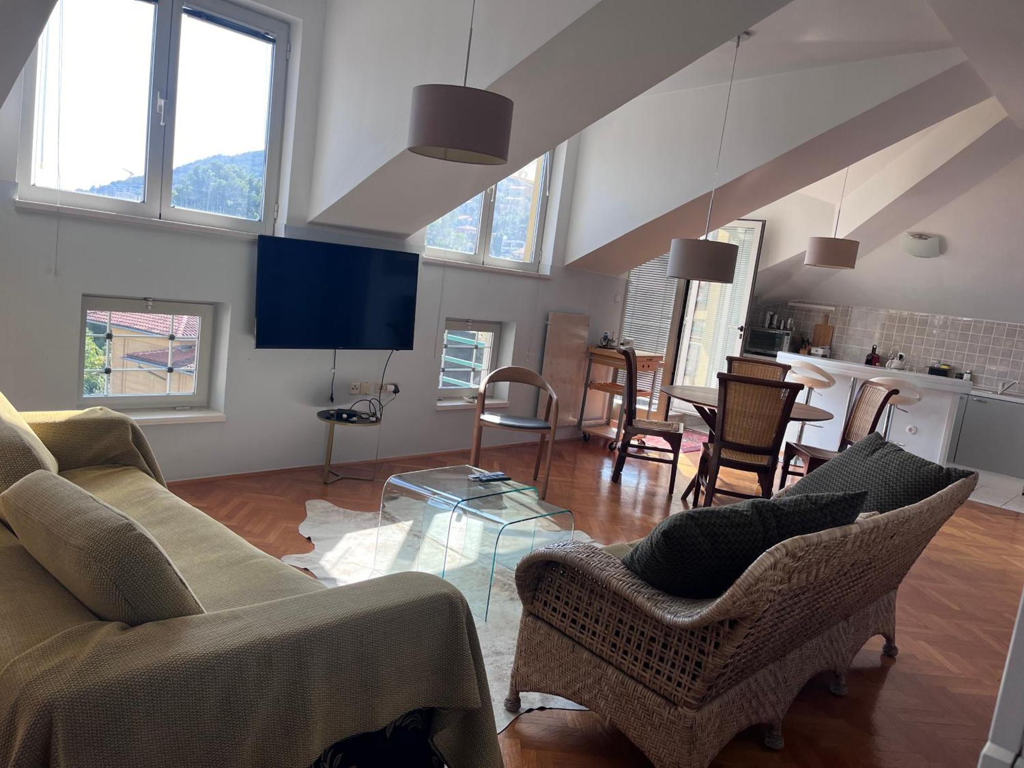 Penthouse And Piano Nobile Prkg Wifi Garden Near Beach Away From Roads Opatija Exteriör bild