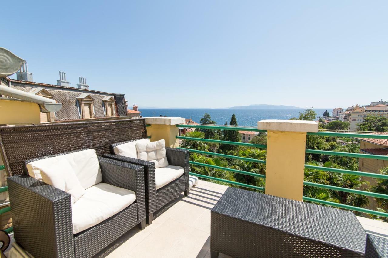 Penthouse And Piano Nobile Prkg Wifi Garden Near Beach Away From Roads Opatija Exteriör bild